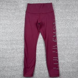 Lululemon‎ Wunder Under High-Rise Tight 25" Women's 6 Lunar New Year Burgundy